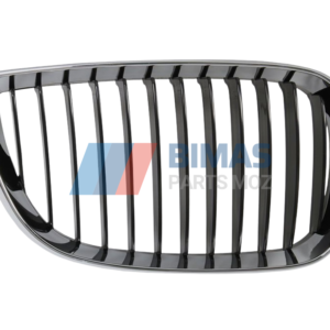 Grade do capô - BMW E87 Série 1 - Preto com moldura cromada - Pré-LCI - Direito