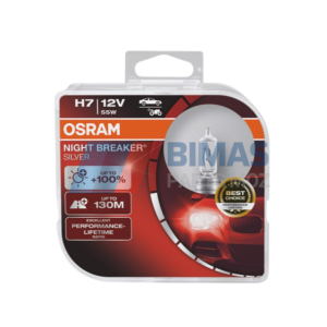 Lâmpada de Farol - H7 12V 55W - Osram - Night Breaker Prata - (Par)