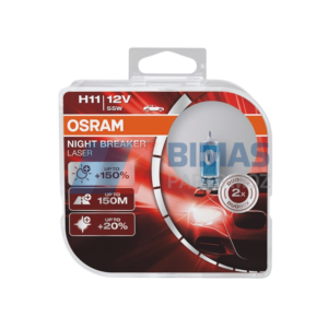Lâmpada de Neblina - H11 12v 55w - Osram - Night Breaker Laser - (Par)