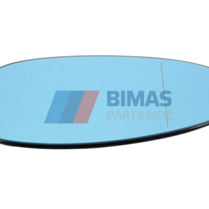 Vidro do espelho retrovisor da porta - BMW Série 1/3 - Vários modelos - Aquecido - Esquerdo